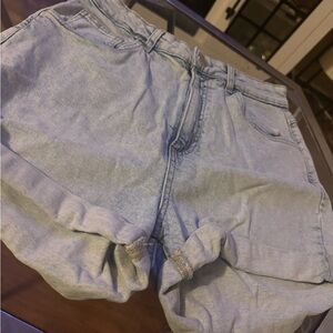 Hollister Sky Blue Denim Shorts